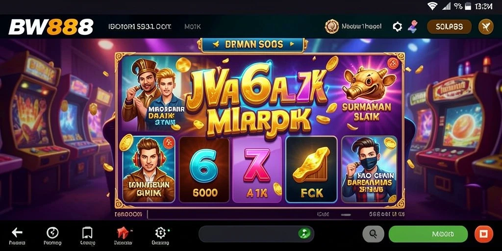 Gameplay BW888 yang mendebarkan dengan tema slot yang menarik.