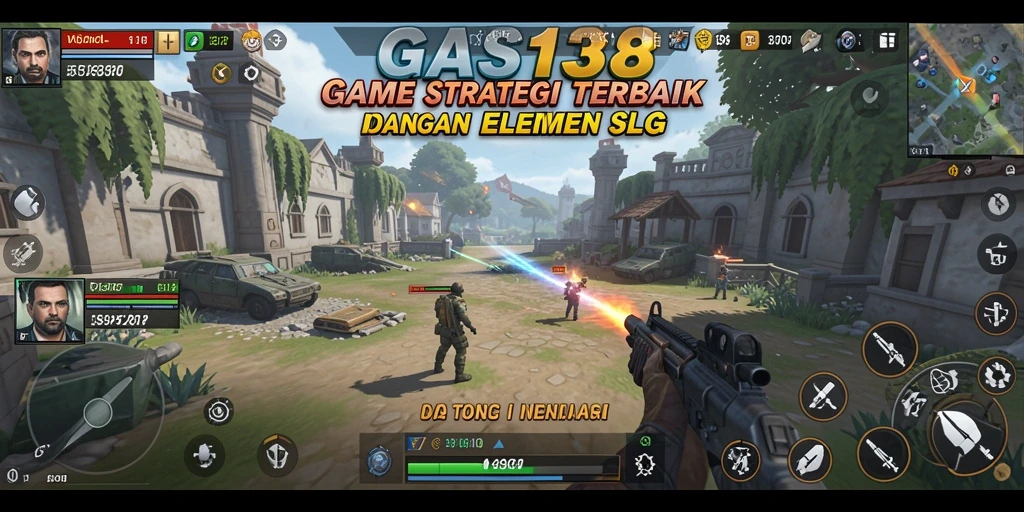 Tampilan gameplay seru dalam dunia strategi SLG.