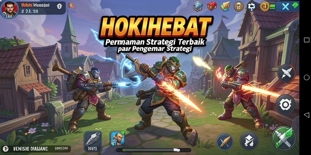 Tangkapan layar HOKIHEBAT menampilkan aksi gameplay strategi yang mendebarkan.