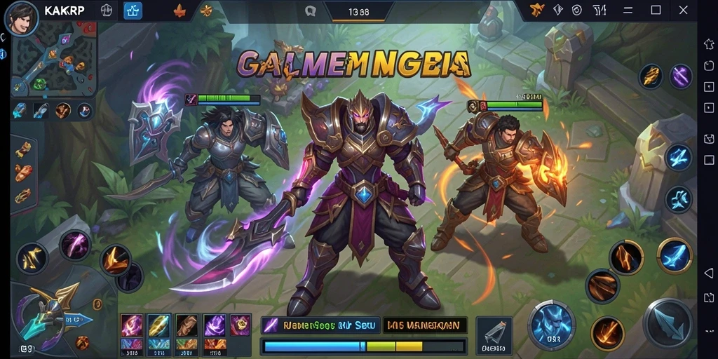 Gameplay seru KAKRP dengan karakter yang beragam dan strategi menarik.