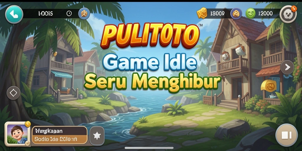 Tampilan menyerupai gameplay santai PULITOTO yang menyenangkan.